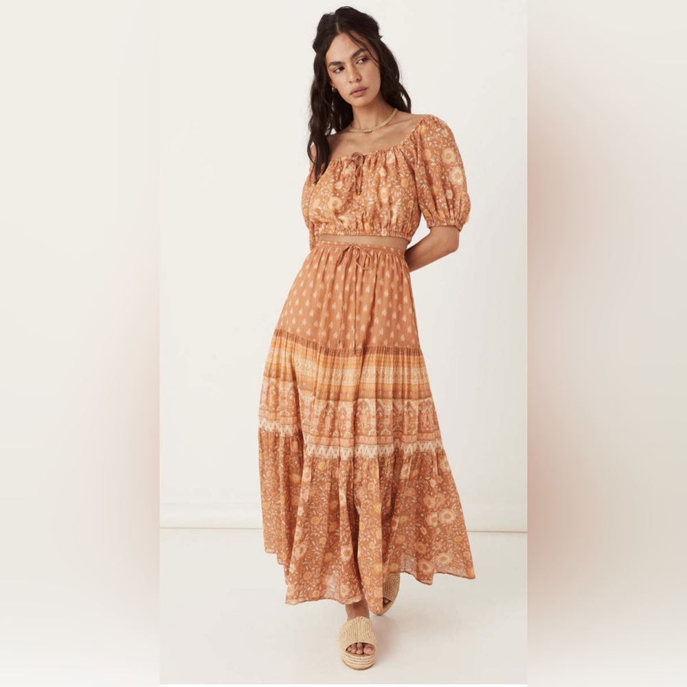 Spell Women's Maxi Dress in Earthy Tones